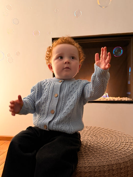 James knitted cardigan