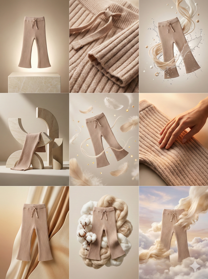 Ruby knitted flaired pants