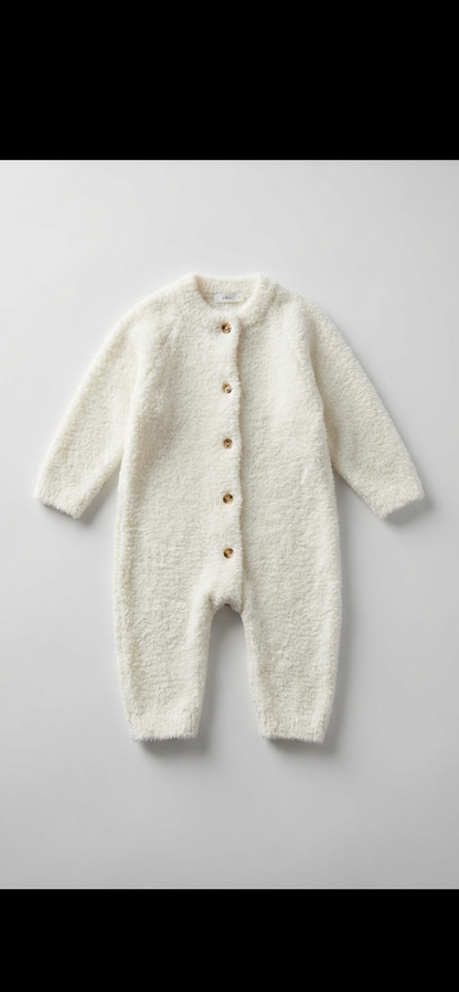 Murphy fluffy playsuit