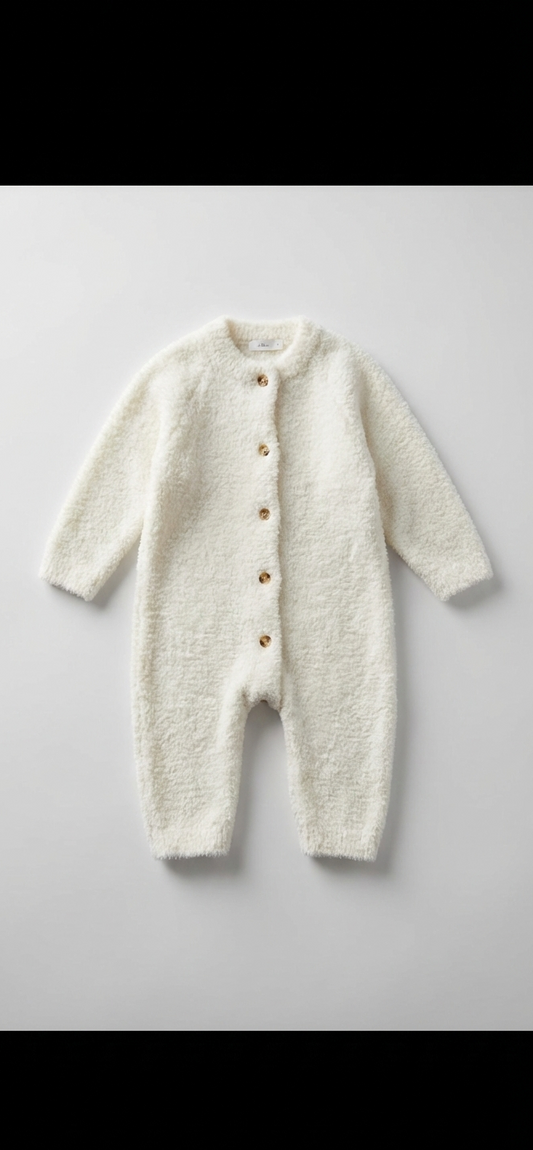 Murphy fluffy playsuit