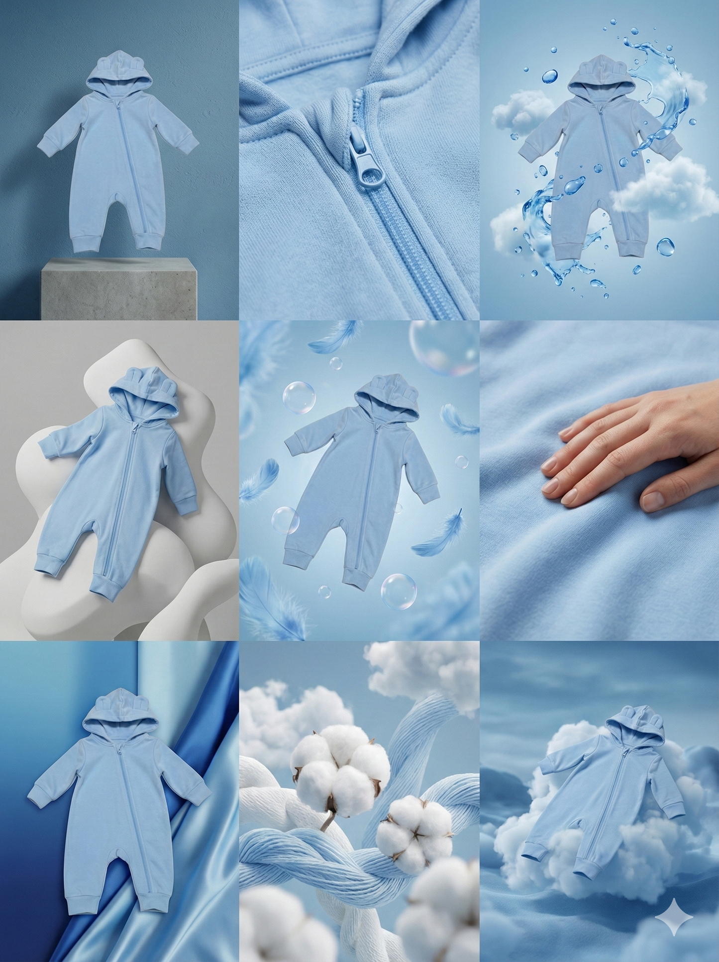 Teddy cotton playsuit